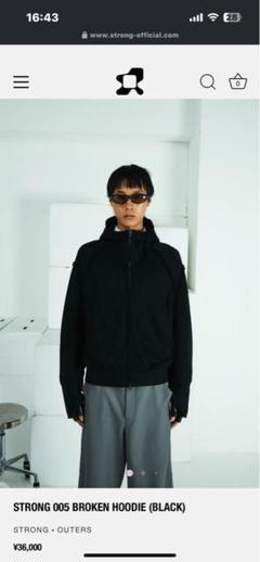 2025年最新】strong 005 broken hoodieの人気アイテム - メルカリ