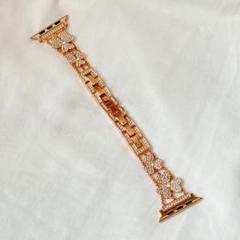⭐️Apple Watch バンド ステンレス 金属ベルト 贈り物 キラキラ