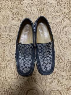 ブラック（黒）系 Coach(コーチ) ローファー・オックスフォード