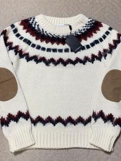 80s 本人期 美品 サンローランリヴゴーシュオム ノルディックニット