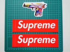 シュプリーム ステッカー 3枚セット 銃 MENDINI GUN 16SS
