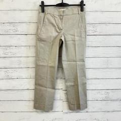 【S Max Mara】スラックス パンツ ベージュ リネン混 サイズS