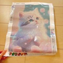 ❤️ラスト１点❤️ ダイアモンドアート　30×40 猫