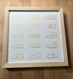 seijimatsumoto シルクスクリーン　Sneakers/Gold New Gold Sneakers Couple Shoes Luxury Casual Glitter