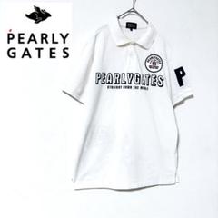 PEARLY GATES パーリーゲイツ ポロシャツ ホワイト サイズ５