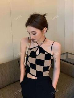 SHEIN キャミソール キャミトップ タンクトップ チェック柄