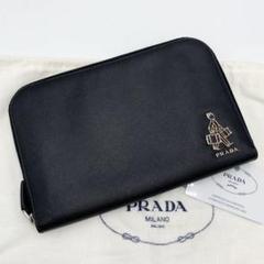 PRADA プラダ & PORTER ポーター コラボ クラッチバッグ ブラック