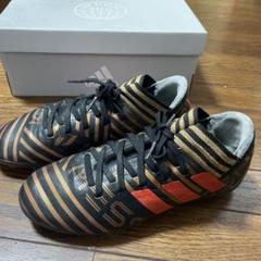 アディダスadidasサッカースパイク　ネメシス　ゴールドブラック22.5センチ