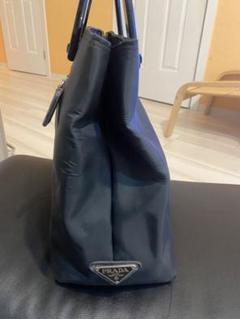 PRADA ネイビー ナイロン トートバッグ
