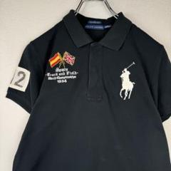 美品✨ポロラルフローレン ポロシャツ ビッグポニー ブルー 現行
