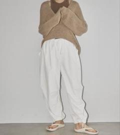 新品 TODAYFUL　Boyfriend Nylon Pants　ホワイト38 TODAYFUL トゥデイフル 2023spring.summer Boyfriend Nylon