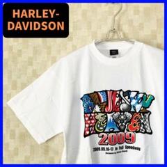 品質のいい サイズL ブルー ペイント オーバーオール Harley-Davidson 美品 - オーバーオール