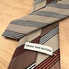 【レア】 DRIES VAN NOTEN Stripe Narrow TIE レア】 DRIES VAN NOTEN Stripe Narrow TIE - メルカリ