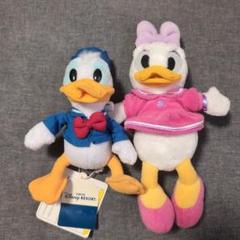 最終値下げ　新品タグ付き　ドナルド・デイジーぬいぐるみバッチセット TDR ディズニー夏祭り2014 ぬいぐるみバッジセット ドナルド