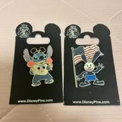 【限定】アメリカ ディズニー 50周年 ピンバッジ スティッチ マジックタオル 限定】アメリカ ディズニー 50周年 ピンバッジ スティッチ