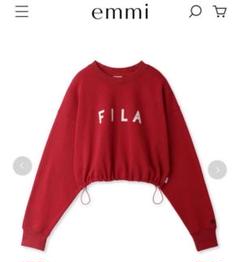 emmi ewcロゴロングスエット　ライトピンク/F トレーナー　エミ emmi（エミ）の「【emmi atelier】ewcショート丈ロゴスエット
