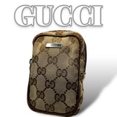 GUCCI GGキャンバス ポーチ レディース 6694