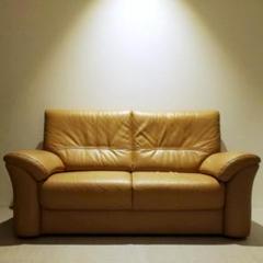カリモク 総革 35万 ソファ