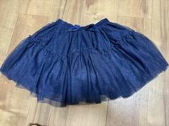 H&M キラキララメのフリルスカート　130