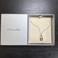 Christian Dior カデナモチーフネックレス シルバーカラー 美品