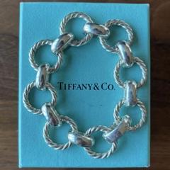 専用出品　Tiffany ティファニー　ツイストサークルリンクブレスレット 専用出品 Tiffany ティファニー ツイストサークルリンクブレスレット