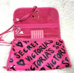 3点セット VICTORIA'S SECRET リボン ポーチ ピンク×黒 楽天市場】VICTORIA'S SECRET ヴィクトリアシークレット