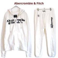 Abercrombie & Fitch ホワイトセットアップ フード付きパーカー