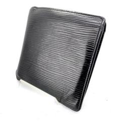 【LOUIS VUITTON】 エピ 折財布 ブラック ユニセックス 90s