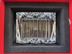 未使用Baccarat クリスタルトレイ ルクソール　約16cm x 13cm