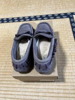UGG 21.0cm キッズ　グレー　カモシン
