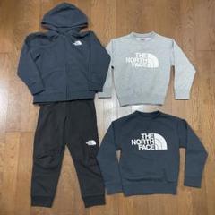 美品 ノースフェイス キッズ スウェット パンツ フーディー 4着セット