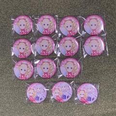 大阪関西万博　アニメ×フードフェス　リゼロ　缶バッジ　レム　ラム　識別番号① 大阪関西万博 アニメ×フードフェス リゼロ 缶バッジ レム ラム