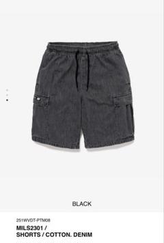 パンツ SS25 WTAPS 251WVDT-PTM08 MILS2301 SHORTS WTAPS SS25 MILS2301 / SHORTS / COTTON. DENIM