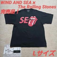 ウィンダンシー×ザ ローリング ストーンズ Tシャツ ブラック Lサイズ