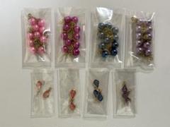アクセサリーパーツ　パールチャーム　しずくチャーム　ハンドメイド