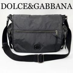 最低価格の DOLCE\u0026GABBANA メッセンジャーバッグ ブラック 未使用 大型 皮革製 - メッセンジャーバッグ