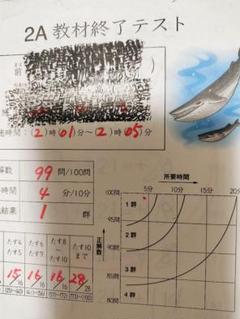 公文　2A 算数　小1 1年　書き込み　採点跡ナシ　テストあり 公文 2A 算数 小1 1年 書き込み 採点跡ナシ テストあり - メルカリ
