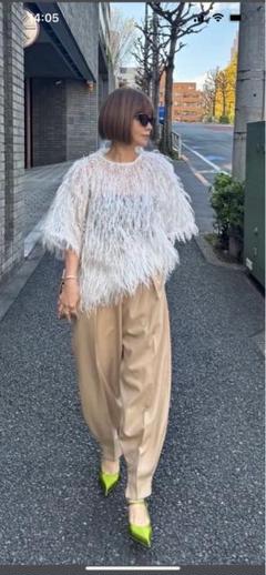 シーニュ　フェザートップス　オーバーサイズTシャツ ホワイト シーニュ フェザートップス オーバーサイズTシャツ ホワイト
