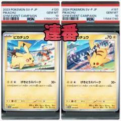 【2連番PSA9】ピカチュウ げきとうスパーク プロモ PSA10 PSA9 連番 げきとうスパークピカチュウ ジムプロモ - メルカリ