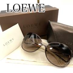 美品　LOEWE サングラス ブラウン　SLW312G ケース付き 美品 LOEWE サングラス ブラウン SLW312G ケース付き - メルカリ