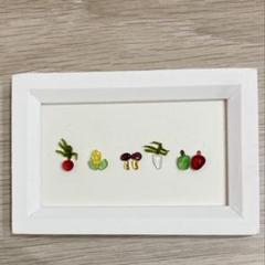 WOL.Sシーグラスアート　⭐︎野菜⭐︎のサムネイル