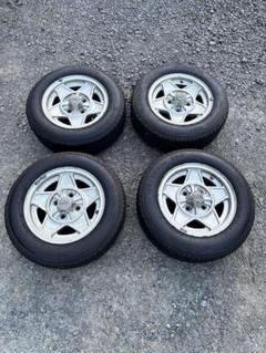 ホイール クロモドラ 14インチ4本 PCD100 +42 新品タイヤ2本 ☆Cromodora TYPE-Aクロモドラ タイプA 6.5J 4穴 2本だけ☆aa14