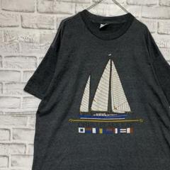USA製90sヴィンテージTシャツ！シングルステッチ　グレー半袖古着　2XL 6