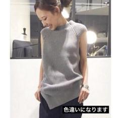 【新品未使用タグ付】 ドゥーズィエムクラス ニット カシミアアゼベスト 新品未使用タグ付】 ドゥーズィエムクラス ニット カシミアアゼ