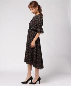 花柄 ロングワンピース セットアップ