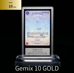 【Gemix 10 GOLD】ルフィ 銀背景 SEC 3周年 銀ニカ
