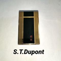 S.T. Dupont ライター 赤　都彭 S.T.Dupont デュポン 都彭 赤漆 ゴールドライン ガスライター