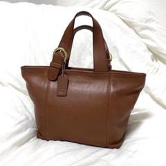 希少グリーン✨オールドコーチ ハンドバッグ グラブタンレザー 4133 希少 COACH オールドコーチ トートバッグ ハンドバッグ グラブ