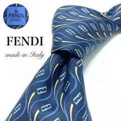 極美品】FENDI ネクタイ 新品同様 ブランドロゴ 希少品 高級