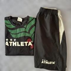 【未使用・タグ付】アスレタ L ブラック ゴールド 上下セット ATHLETA（ゴールド/金色系）のフリマアイテム一覧